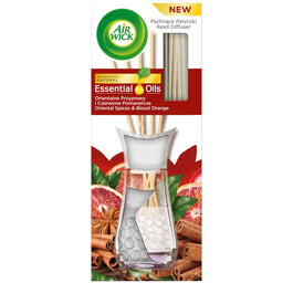 Air Wick Essential Oils pachnące patyczki zapachowe Orientalne Przyprawy i Czerwone Pomarańcze 30ml