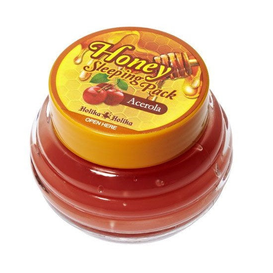 HOLIKA HOLIKA Honey Sleeping Pack całonocna maseczka przeciwzmarszczkowo-ujędrniająca z dużą zawartością miodu i aceroli 90ml