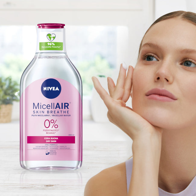 Nivea MicellAir Skin Breathe pielęgnujący płyn micelarny do cery suchej 400ml