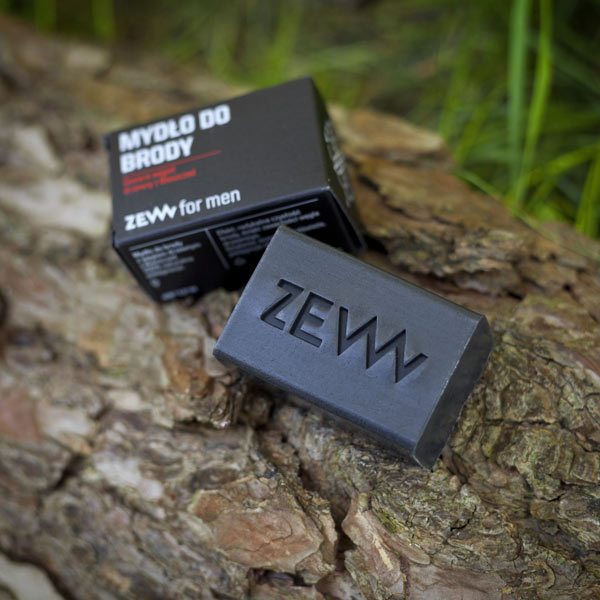 Zew For Men Mydło do brody z węglem drzewnym z Bieszczad 85ml