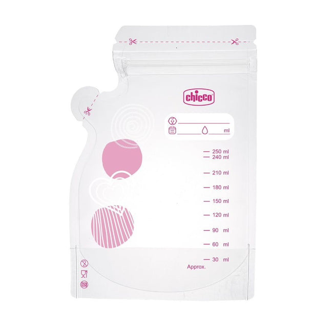Chicco Breast Milk Storage Bags torebki do przechowywania mleka 30szt.
