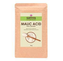 Sattva Naturalny rozjaśniacz do włosów Malic Acid kwas jabłkowy 70g