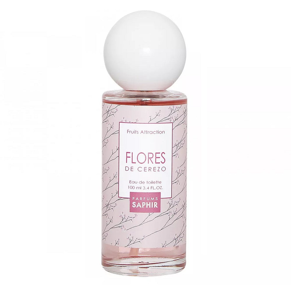 parfums saphir fruits attraction - flores de cerezo woda toaletowa 100 ml   
