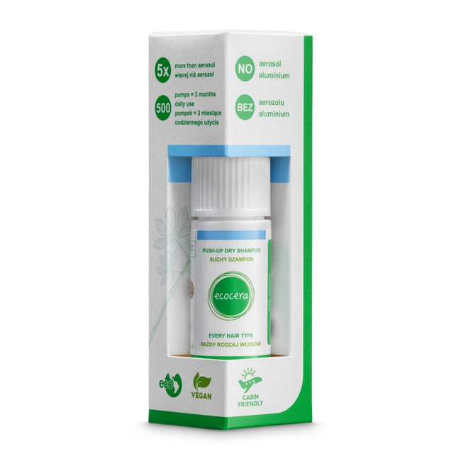 Ecocera Push-up Dry Shampoo suchy szampon zwiększający objętość włosów 15g