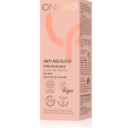 OnlyBio Anti Age Elixir odbudowujący krem do twarzy na noc 50ml