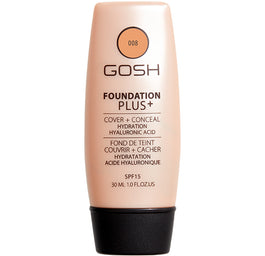 Gosh Foundation Plus+ kryjąco-korygujący podkład do twarzy 008 Golden 30ml