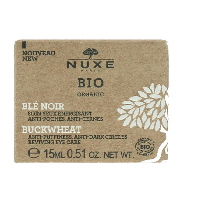 Nuxe Bio Organic krem pod oczy redukujący opuchliznę i cienie pod oczami 15ml