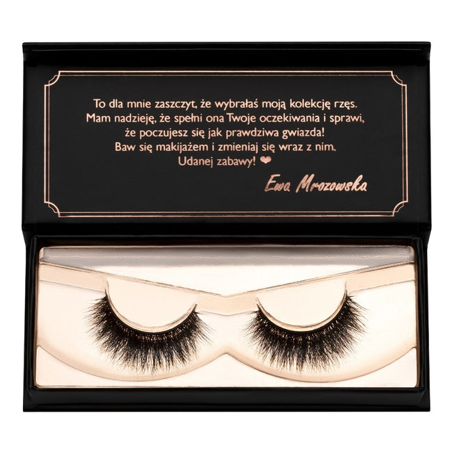 Lash Me Up! False Eyelashes sztuczne rzęsy na pasku Gold Queen 1 para