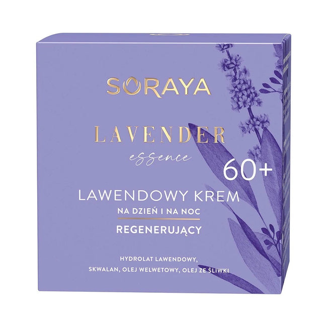 Soraya Lavender Essence 60+ lawendowy krem regenerujący na dzień i na noc  50ml