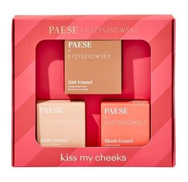 Paese Kiss My Cheeks 02 zestaw kremowy bronzer 12g + kremowy róż 4g + kremowy rozświetlacz 4g