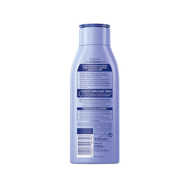Nivea Nawilżająca Moc Serum wygładzające mleczko do ciała 400ml