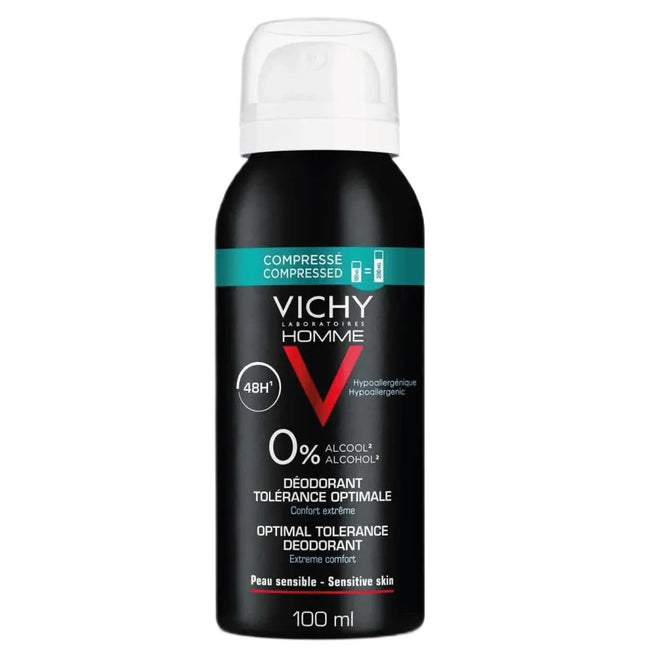 Vichy Homme Optimal Tolerance 48H dezodorant w sprayu dla mężczyzn 100ml