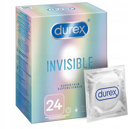 Durex Durex prezerwatywy Invisible dla większej bliskości 24 szt cienkie