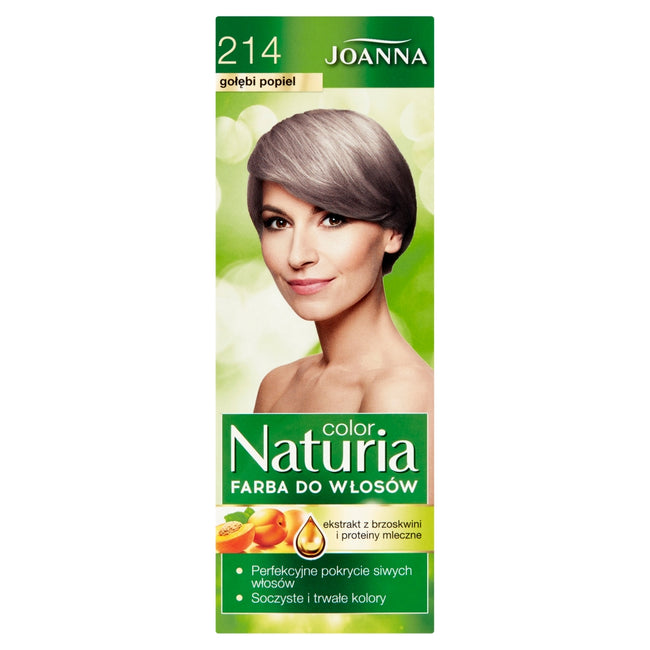 Joanna Naturia Color farba do włosów 214 Gołębi Popiel