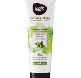 Body Natur Body Oil In Cream odżywczy olej do ciała w kremie Olej Awokado i Masło Shea 250ml
