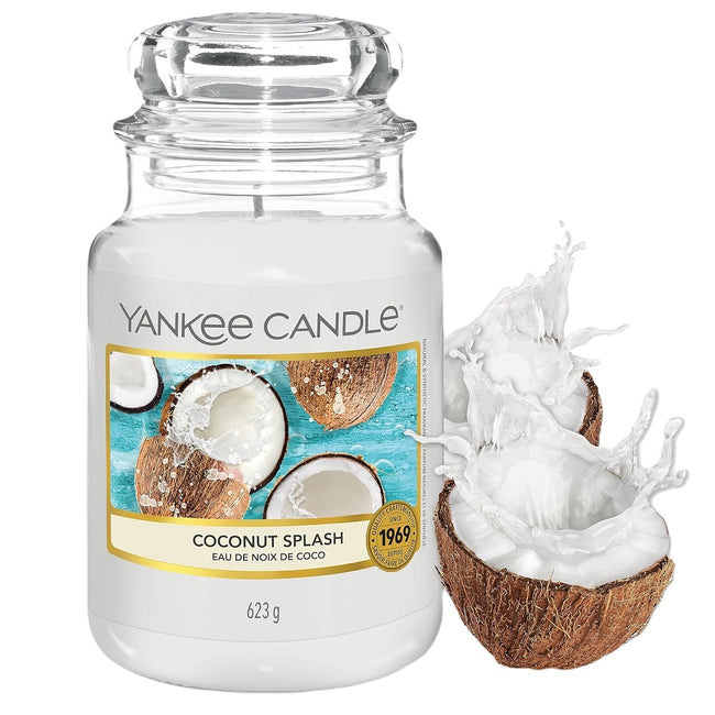 Yankee Candle Świeca zapachowa duży słój Coconut Splash 623g