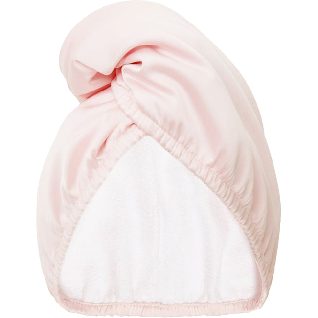 Glov Satin Towel Wrap dwustronny turban satynowy do włosów Champagne