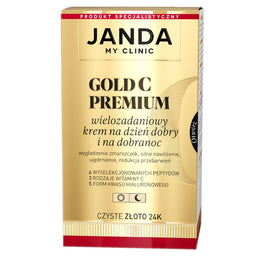 Janda Gold C Premium wielozadaniowy krem do twarzy na dzień dobry i na dobranoc 50ml