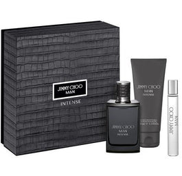 Jimmy Choo Man Intense zestaw woda toaletowa spray 100ml + miniatura wody toaletowej 7.5ml + balsam po goleniu 100ml