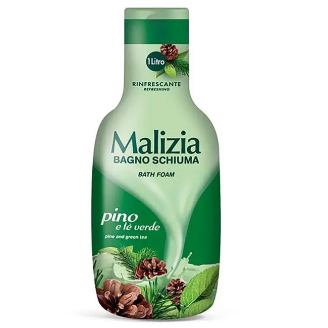 Malizia Bath Foam płyn do kąpieli Sosna i Zielona Herbata 1000ml