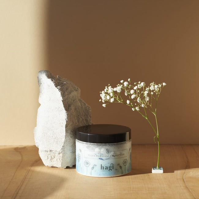 Hagi Puder do kąpieli z bławatkiem 400g gratis