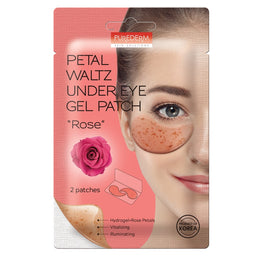 Purederm Petal Waltz Under Eye Gel Patch wegańskie płatki pod oczy Róża 2szt.