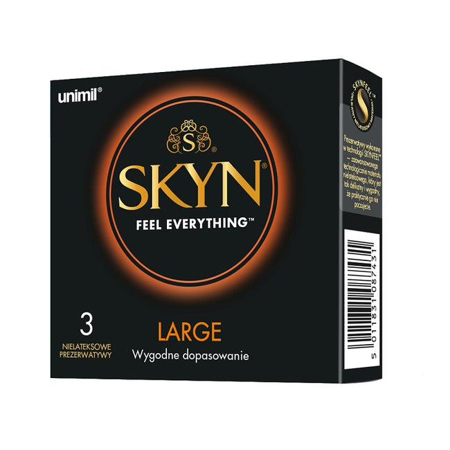 Unimil Skyn Large nielateksowe prezerwatywy 3szt