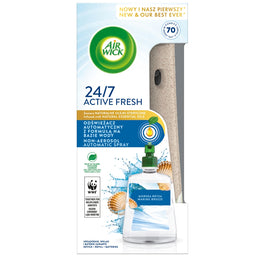 Air Wick Active Fresh odświeżacz automatyczny z formułą na bazie wody i wkład Morska Bryza 228ml