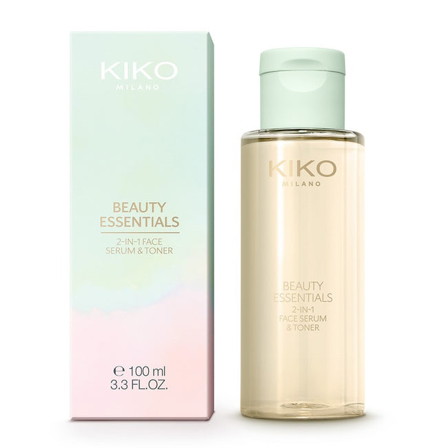 KIKO Milano Beauty Essentials 2-In-1 Face Serum & Toner rozjaśniająco-odświeżające serum i tonik do twarzy 2w1 100ml