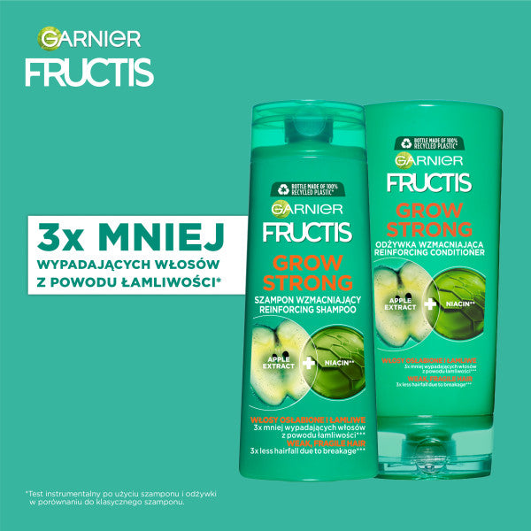 Garnier Fructis Grow Strong szampon wzmacniający do włosów osłabionych i łamliwych 400ml