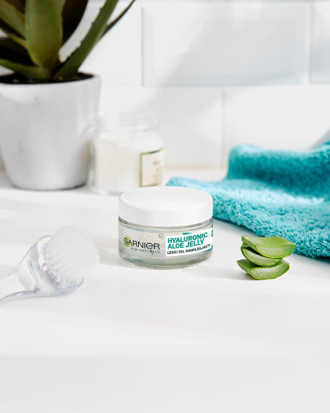 Garnier Hyaluronic Aloe Jelly lekki żel nawilżający do skóry normalnej i mieszanej 50ml