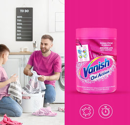 Vanish Oxi Action odplamiacz do tkanin w proszku 625g