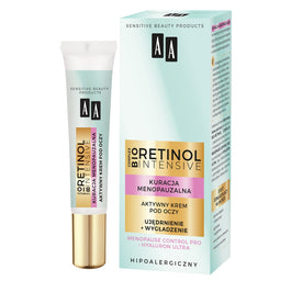 AA Retinol Intensive Kuracja Menopauzalna krem aktywny pod oczy ujędrnienie + wygładzenie 15ml