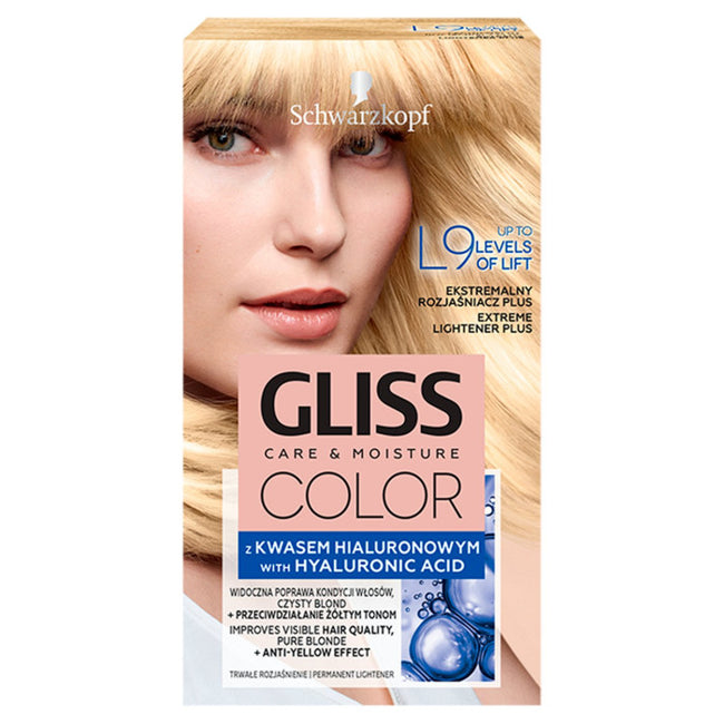 Gliss Color Care & Moisture intensywny rozjaśniacz L-9