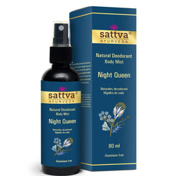 Sattva Natural Deodorant Body Mist naturalny dezodorant w formie mgiełki do ciała Night Queen 80ml