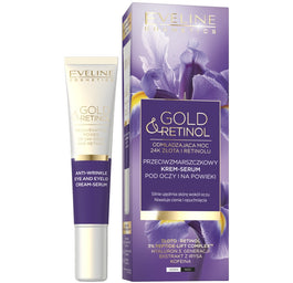 Eveline Cosmetics Gold&Retinol przeciwzmarszczkowy krem-serum pod oczy i na powieki 20ml