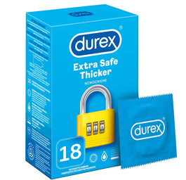 Durex Durex prezerwatywy Extra Safe 18 szt grubsze nawilżane