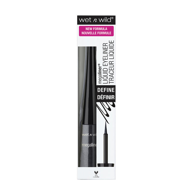 Wet n Wild Megaliner Liquid Eyeliner płynny eyeliner w pędzelku Black 3.5ml