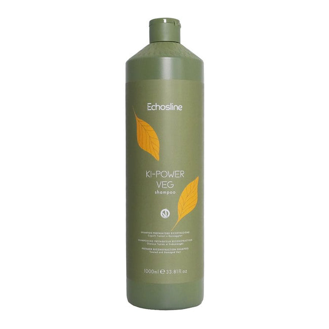 ECHOSLINE Ki-Power Veg Shampoo szampon przygotowujący do odbudowy włosów 1000ml