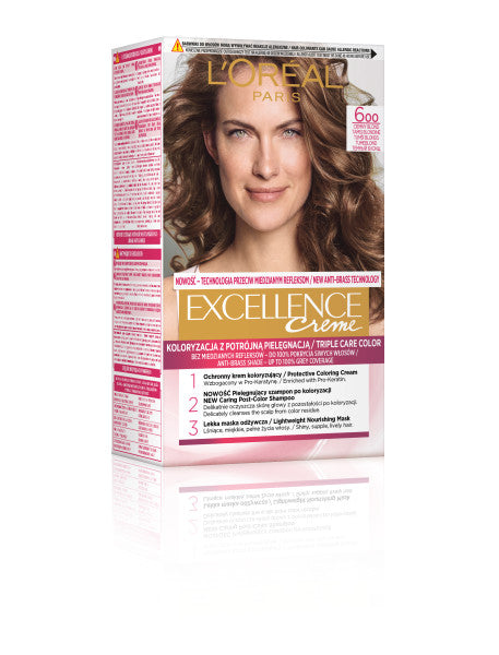 L'Oreal Paris Excellence Creme farba do włosów 600 Ciemny Blond