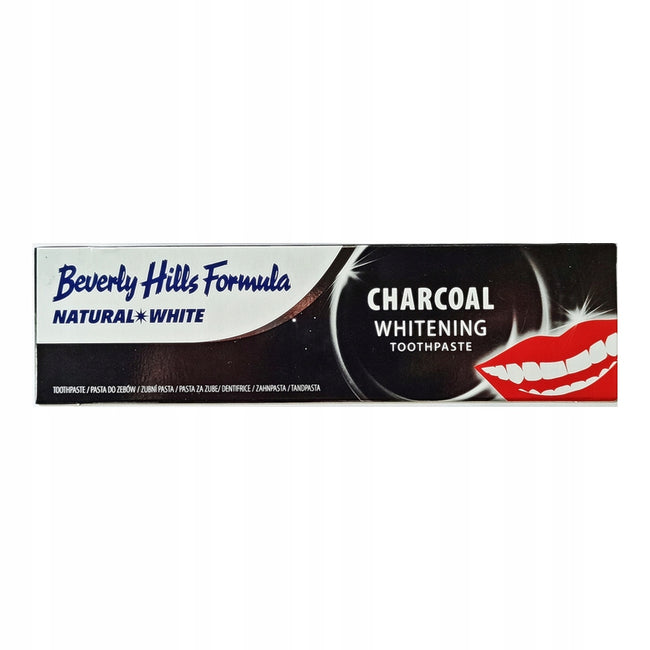 Beverly Hills Natural White Charcoal Whitening Toothpaste wybielająca pasta do zębów z węglem aktywnym 100ml