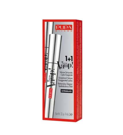Pupa Milano Vamp! Mascara Duo Pack tusz do rzęs 100 Extra Black 2x9ml