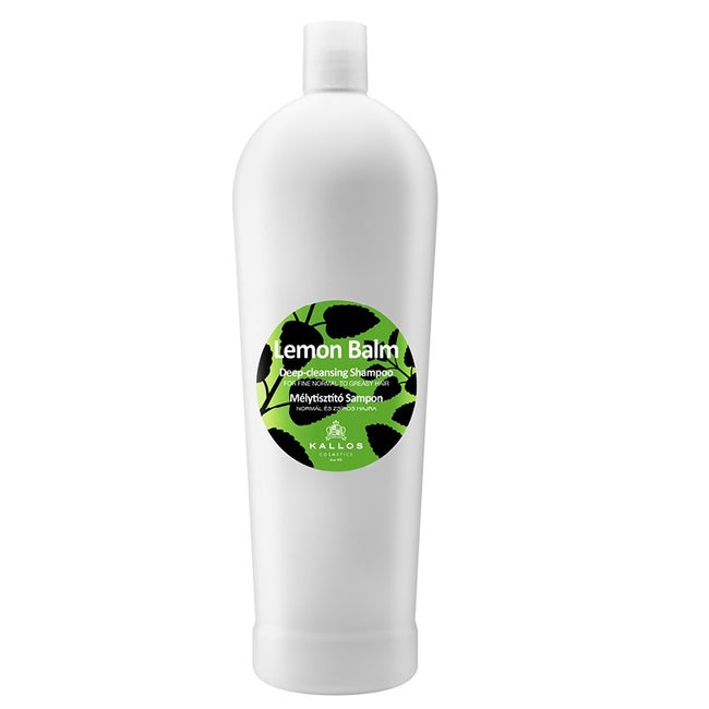 Kallos Lemon Balm Deep-Cleansing Shampoo szampon do włosów głęboko oczyszczający 1000ml