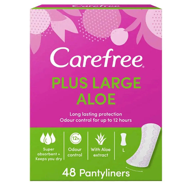 Carefree Plus Large wkładki higieniczne Aloe Vera Scent 48szt.