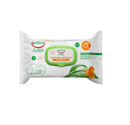 Equilibra Baby delikatne chusteczki oczyszczające dla dzieci 72szt