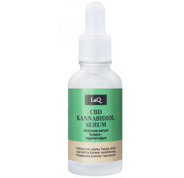 LaQ CBD Kannabidiol aktywne serum kojąco-regenerujące 30ml