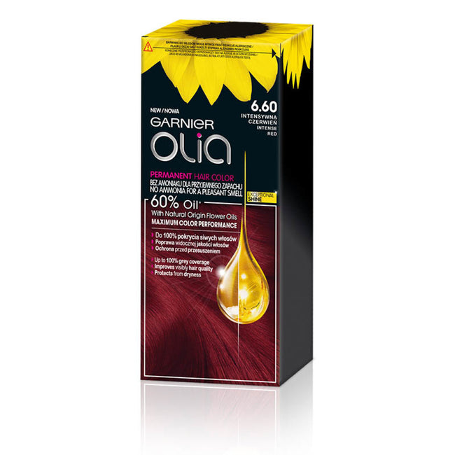 Garnier Olia farba do włosów 6.60 Intensywna Czerwień