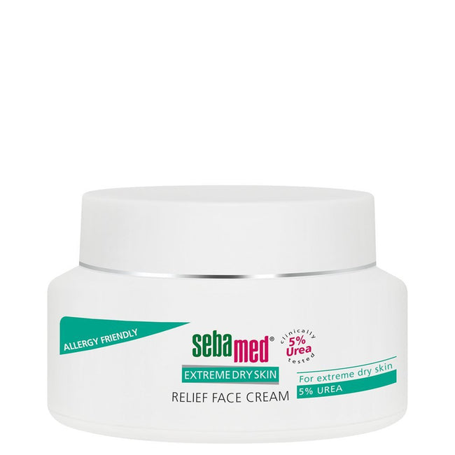 Sebamed Extreme Dry Skin Relief Face Cream 5% Urea kojący krem do cery bardzo suchej 50ml