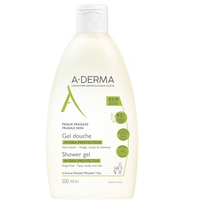 A-Derma Hydra-Protective Shower Gel nawilżająco-ochronny żel pod prysznic 500ml