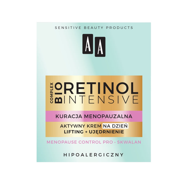 AA Retinol Intensive Kuracja Menopauzalna krem aktywny na dzień lifting + ujędrnienie 50ml